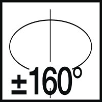 Icona ROTAZIONE VERTICALE +/- 160°