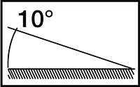 Icona ROTAZIONE VERTICALE +10°