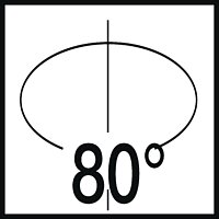 Icona Basculamento vert. 80°